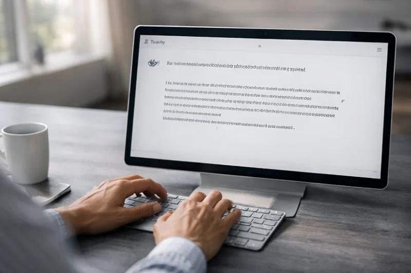 Manager using Tuarity AI to ask HR questions and receive instant compliant answers